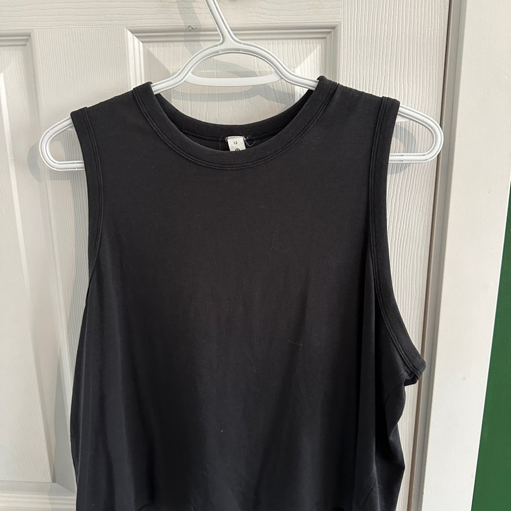 lululemon athletica Black Muscle Tee
